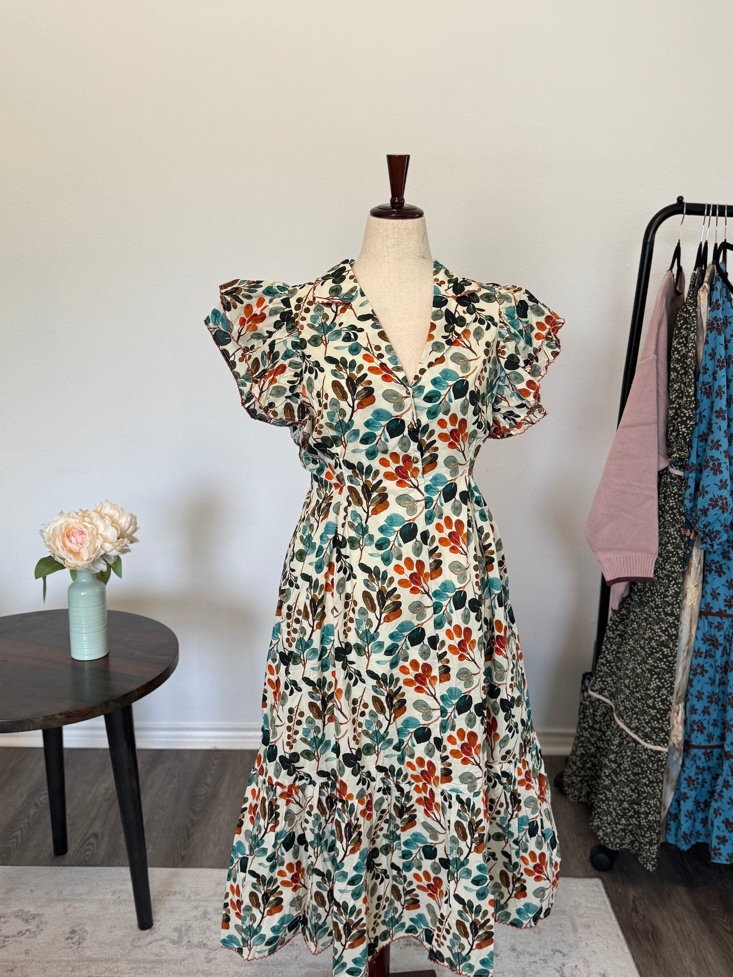 Autumn Vale Midi Dress