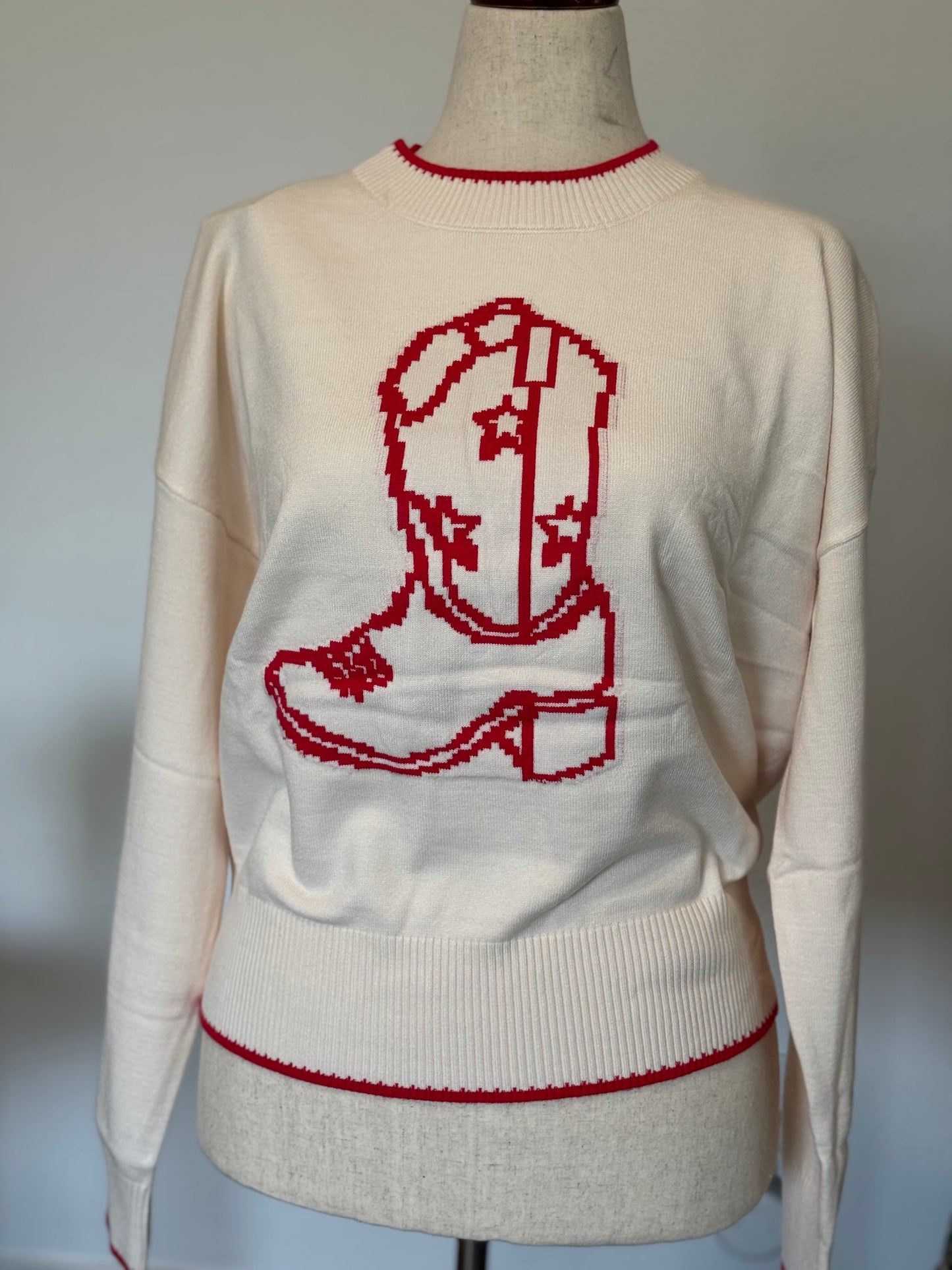 Pixel Cowgirl Sweater