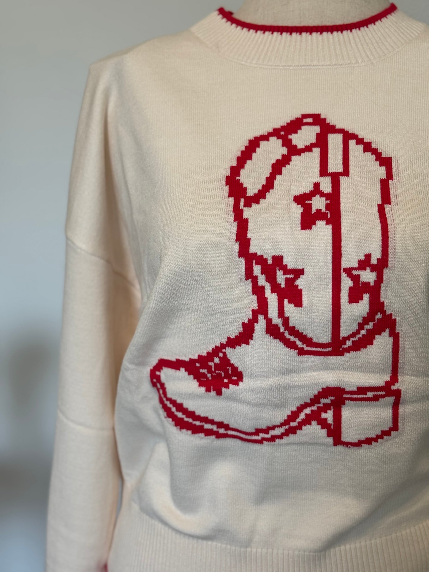 Pixel Cowgirl Sweater