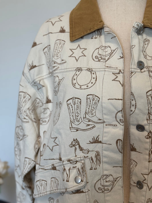 Western Sketch Mineral Jacket