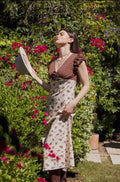 Vale Rosette Midi Dress