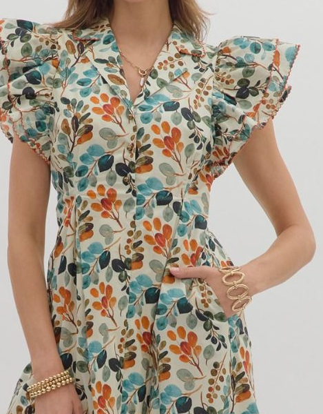 Autumn Vale Midi Dress