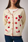 Sweet Vine Tomato Cardigan