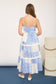 Checkered Blossom Midi