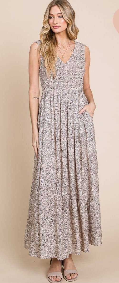 Breanne Tiered Ruffle Maxi Dress