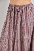 Jenny Plaid Midi Skirt
