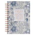 Prov. 3:5 Spiral Floral Journal
