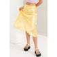 Satin Midi Skirt