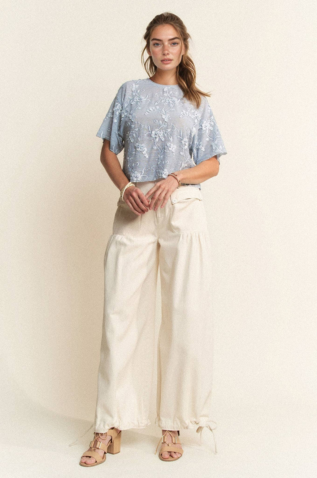 Floral Embroidered Top