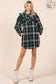 Dani Plaid Ruffled Shirt Mini Dress