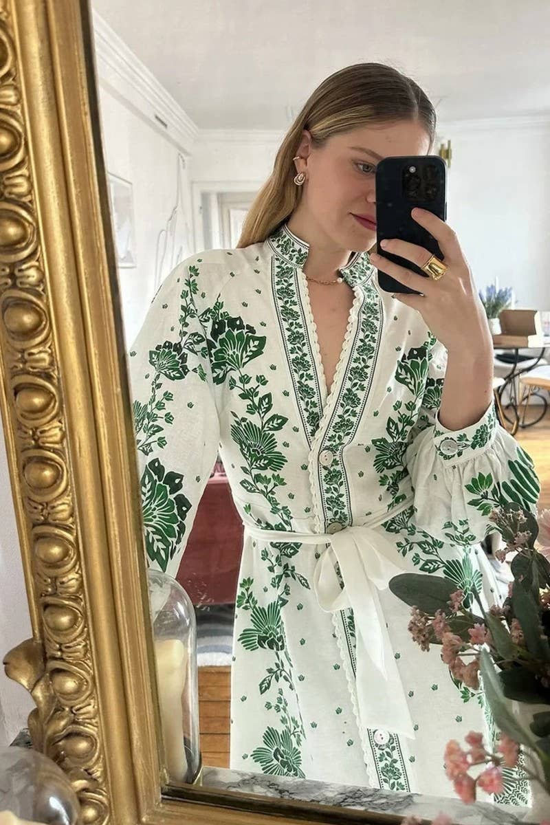 Thalia Bloom Maxi Dress