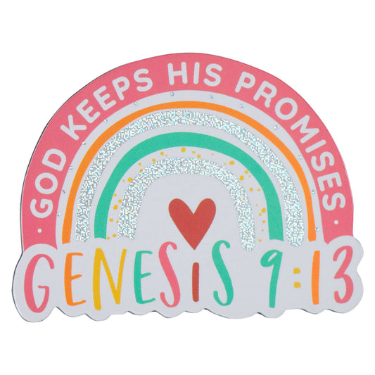 God Keeps His Promises Gen. 9:13 Foil Magnet