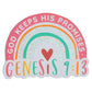 God Keeps His Promises Gen. 9:13 Foil Magnet