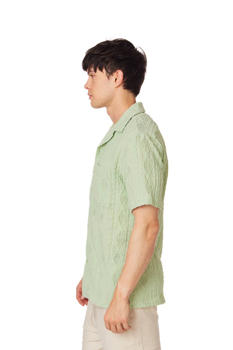 The 4402 Textured Open-Knit Shirt