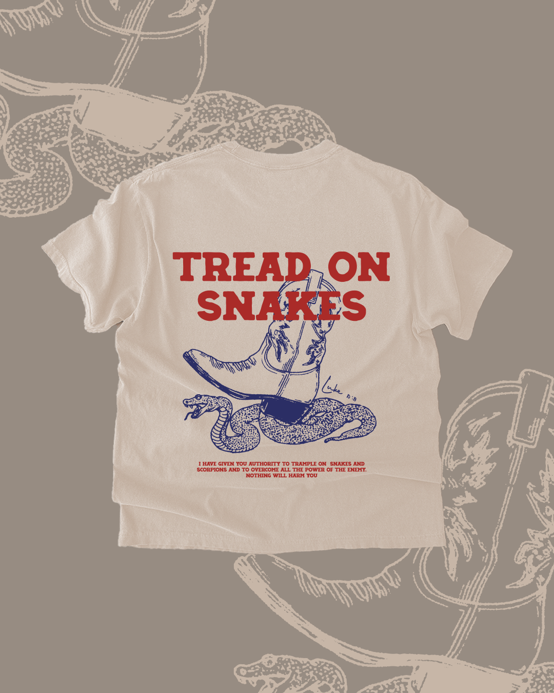 Tread On Snakes Graphic Tee