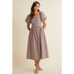 Eloise Gingham Midi Dress