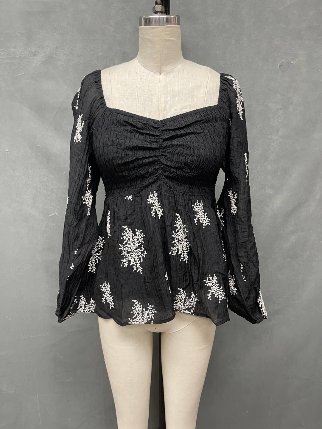 Noir Meadow Blouse
