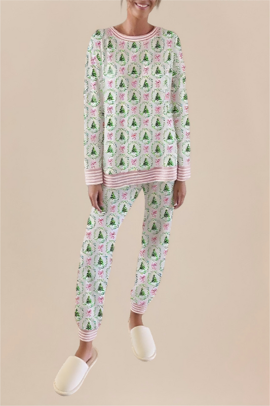 Bow Christmas Tree 2pcs Lounge Set