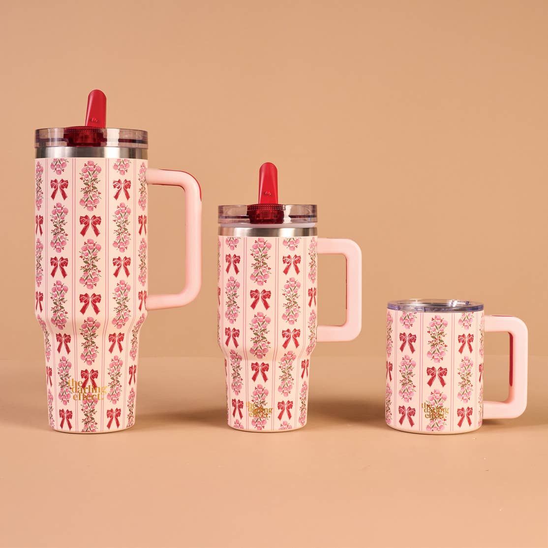 Lifestyle Flip Straw Tumbler-Oh So Merry