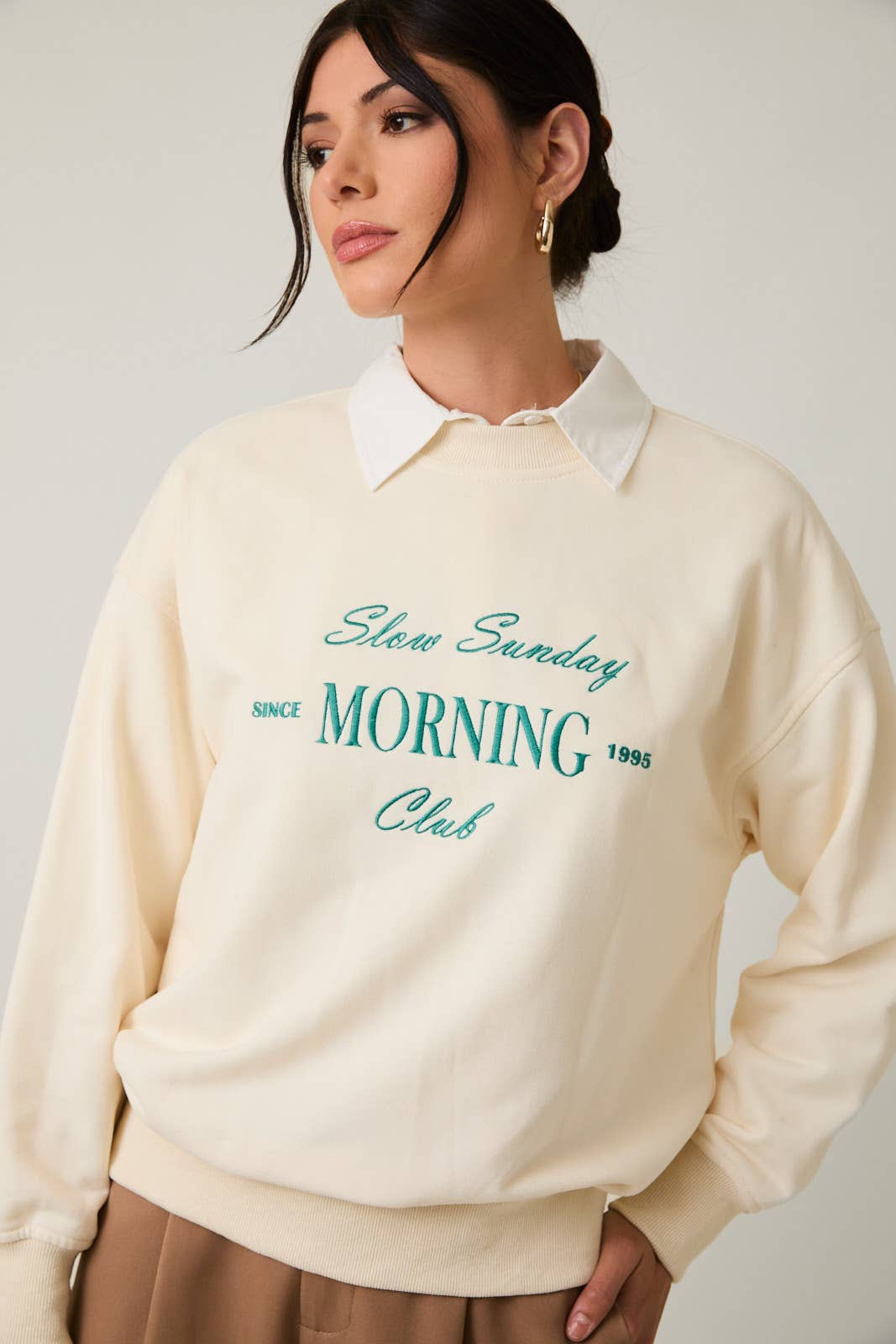 Slow Sunday Morning Club Sweatshirt