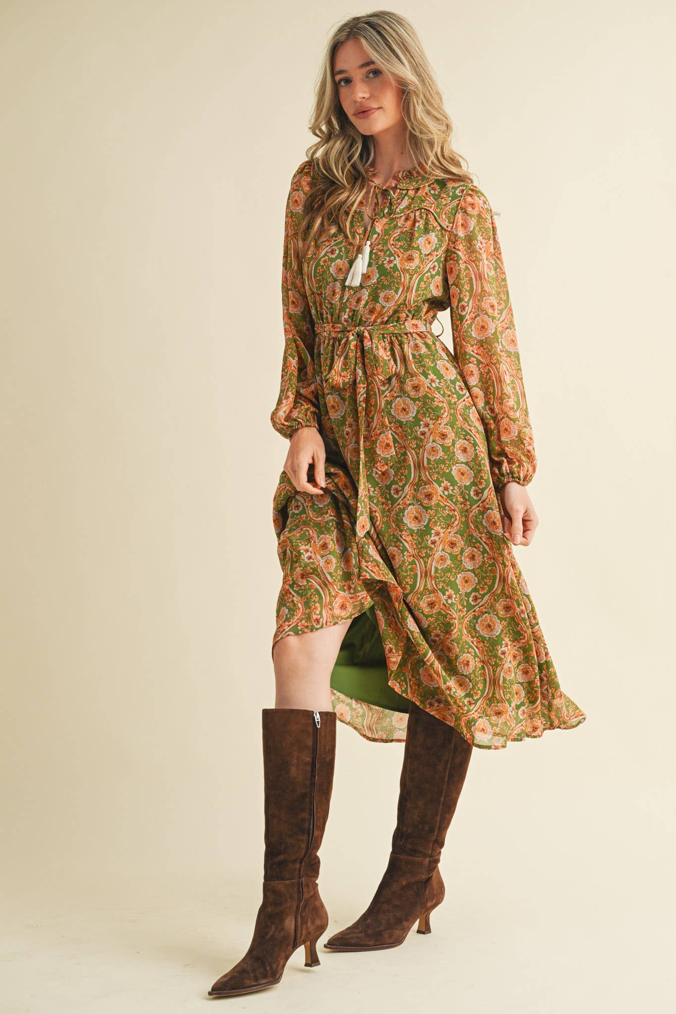 Celia Bloom Midi Dress