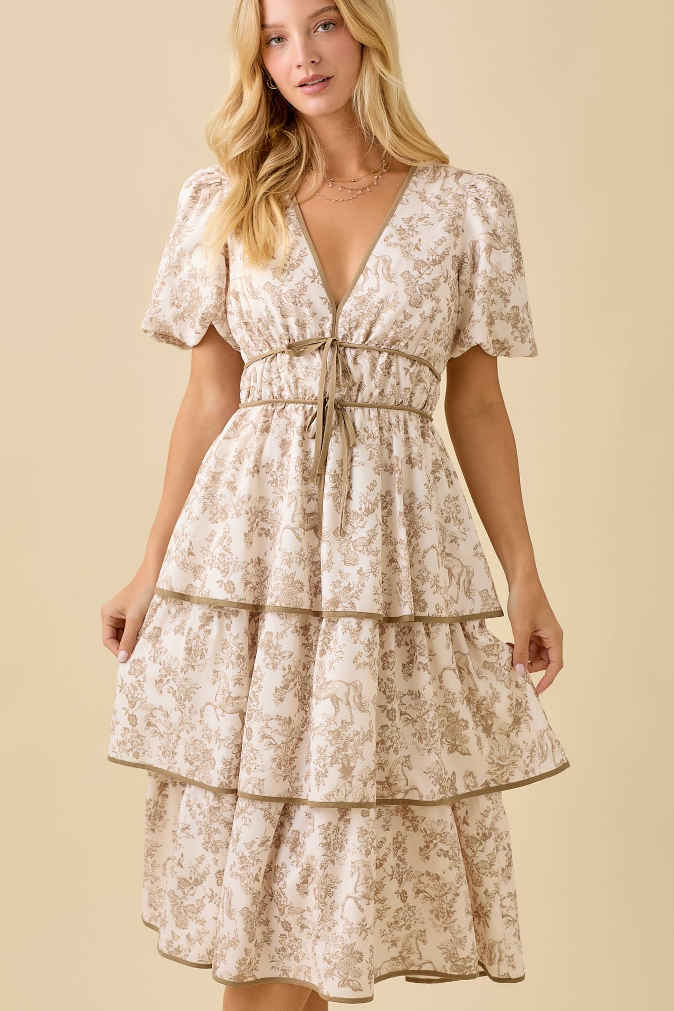 Prairie Toile Dress