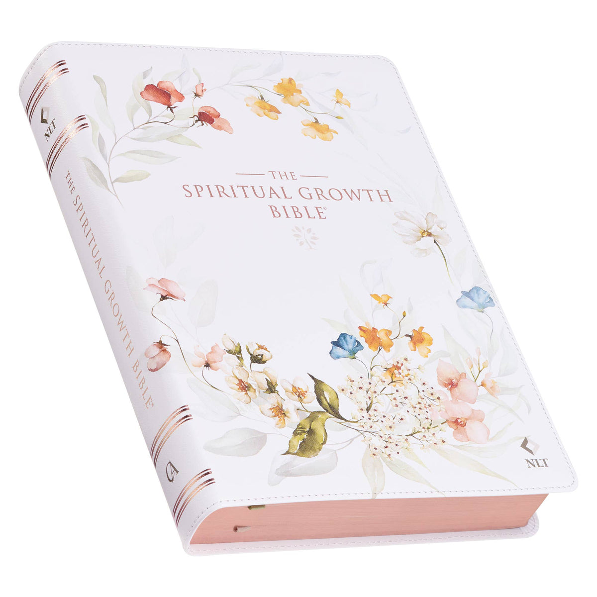 NLT Spiritual Growth Bible - Floral