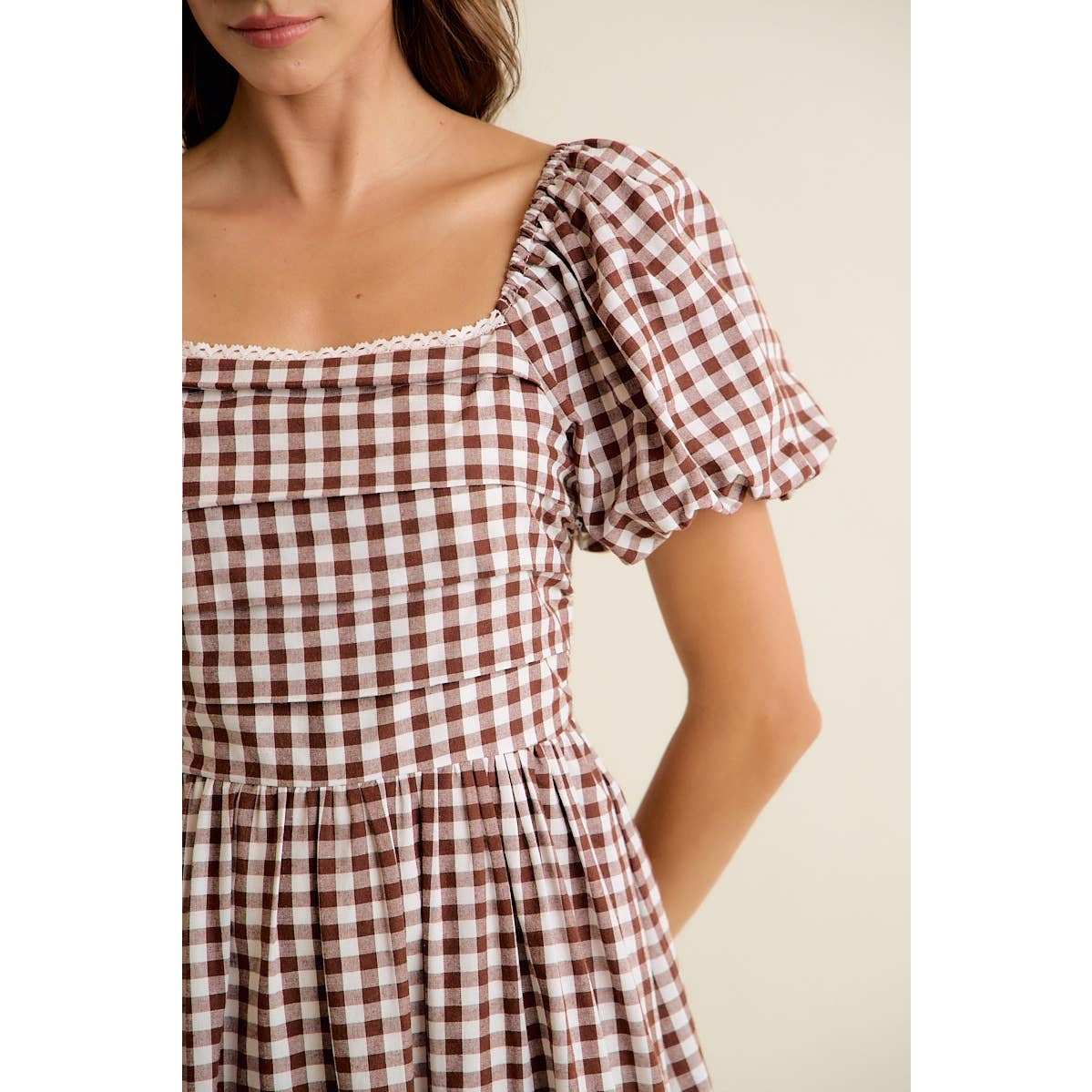 Eloise Gingham Midi Dress