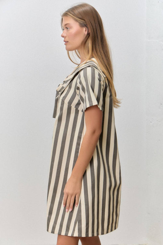 Sailor Button Up Dress