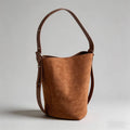 Serenity Vintage Suede Bucket Bag