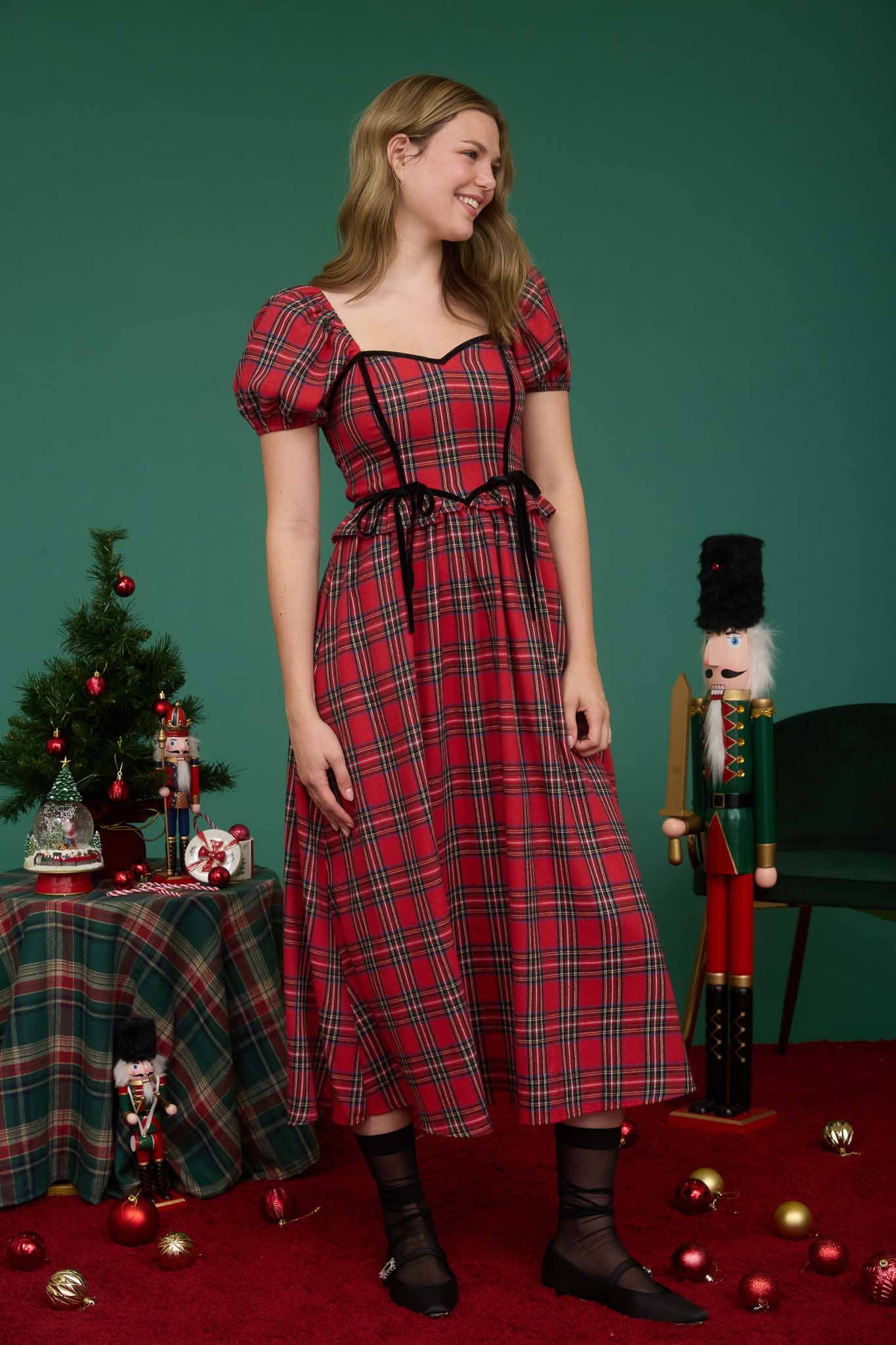 The Vivienne Plaid Dress