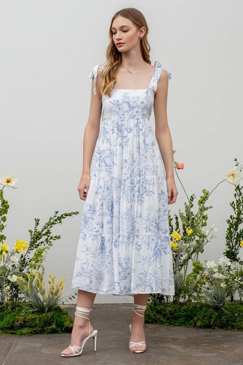 Galia Fruit Blossom Midi Dress