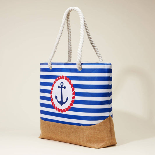 🎁 Anchor & Stripe Beach Tote (100% off)