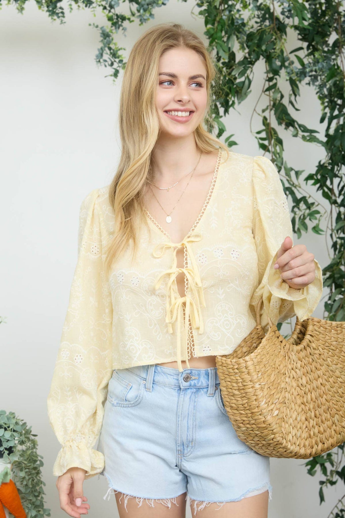 Soleil Embroidered Top