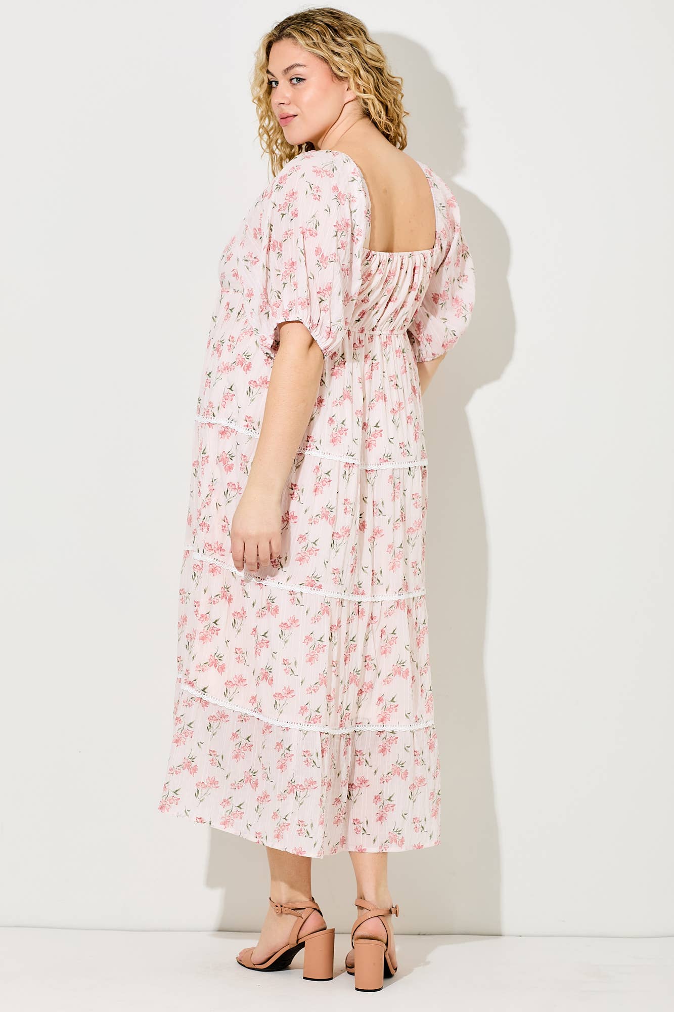 Sophie Floral Midi Dress