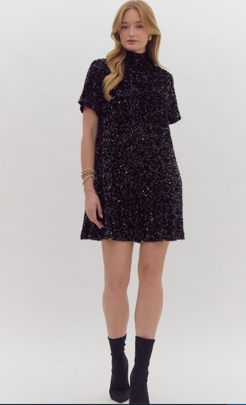 Lumina Sequin Embellished Dress