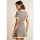 Maison Gingham Sweater Dress