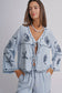 Shell Embroidered Tie Top