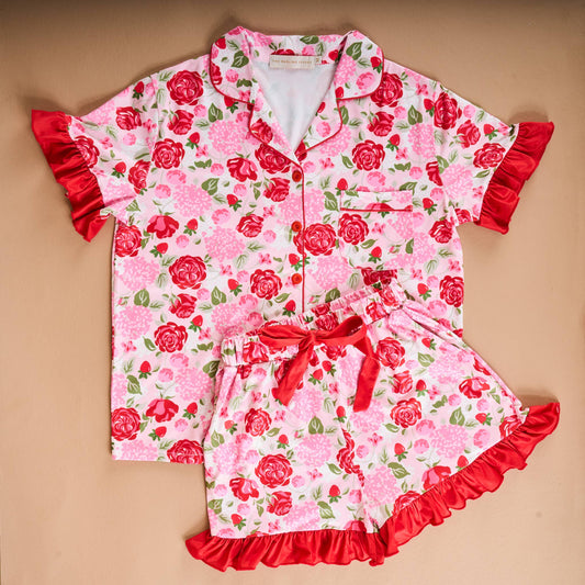 Rose Garden Slumber Short Set