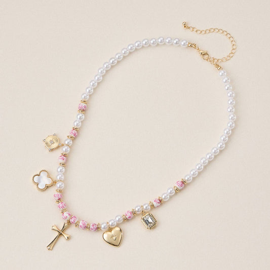 Faith & Love Pearl Necklace