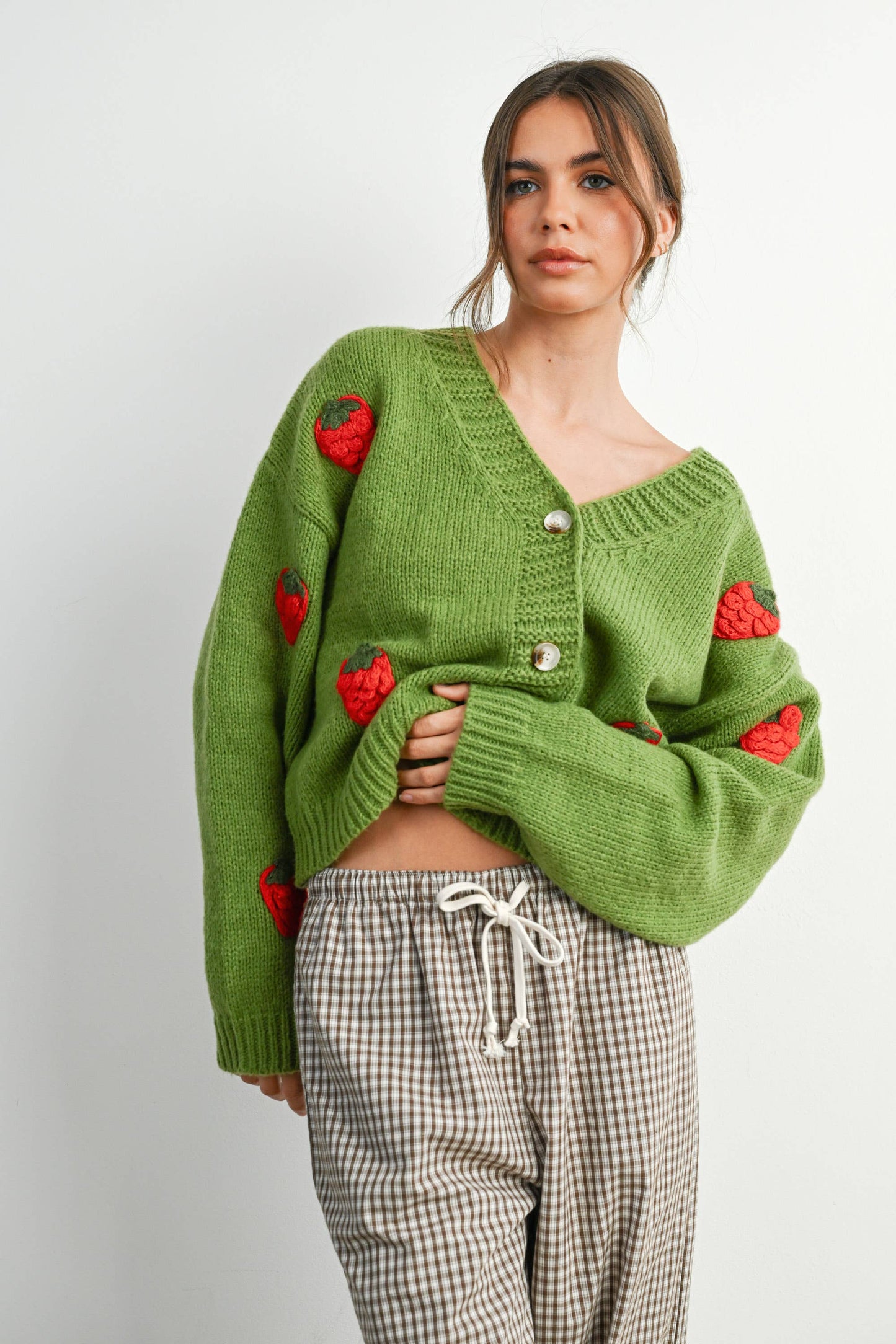 Strawberry Cardigan