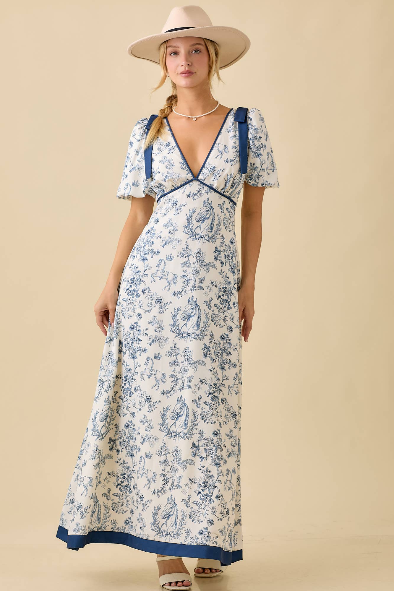 Aurora Toile Dress