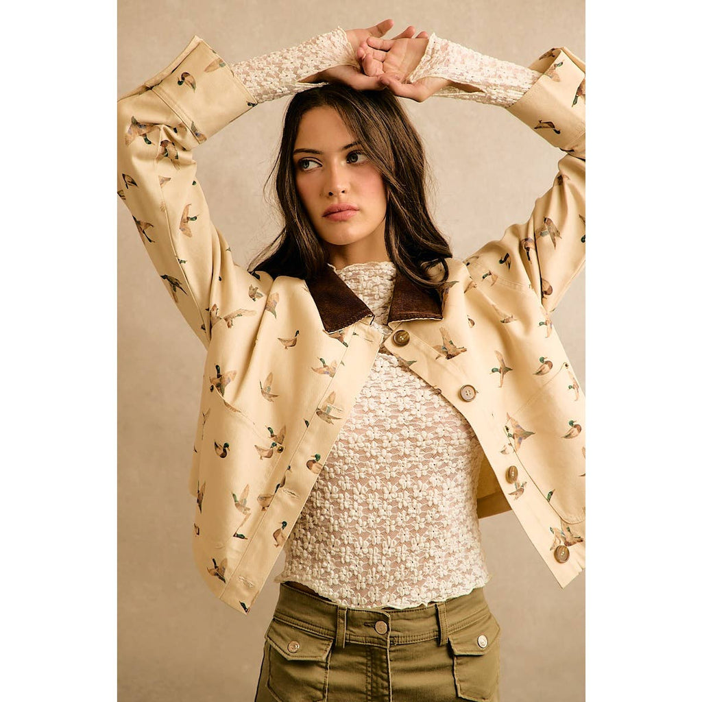 Mallard Duck Print Jacket