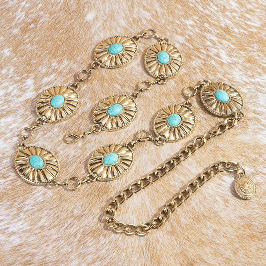 Prairie Sky Concho Belt