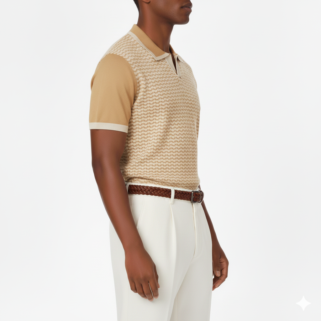 Textured Polo Shirt