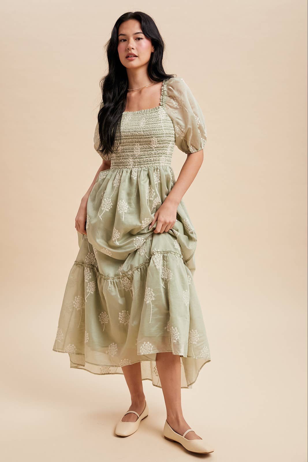 Dandelion Fields Maxi Dress