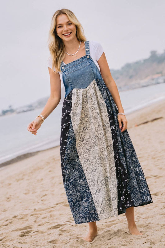 Riley Denim Overall Dress