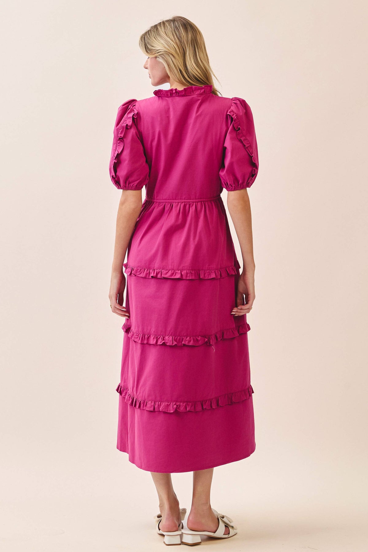 Lillia Tiered Midi Dress