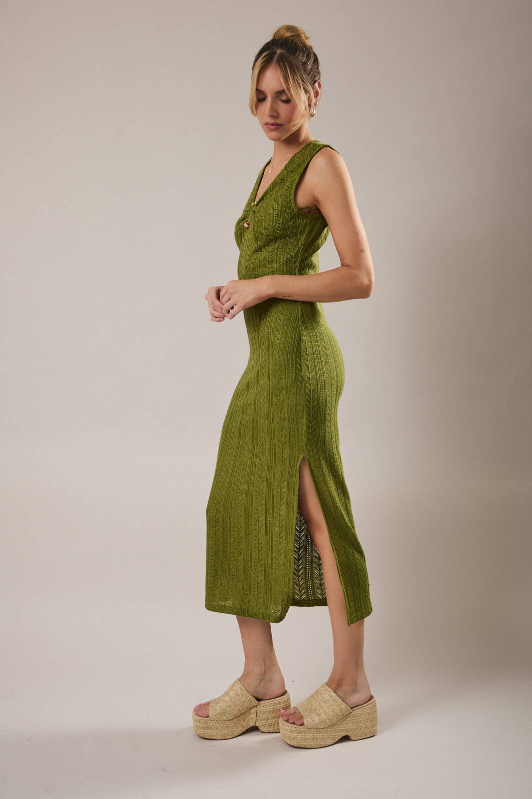 Isla Crochet Knit Dress