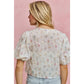 Meadow Bloom Tie Front Top